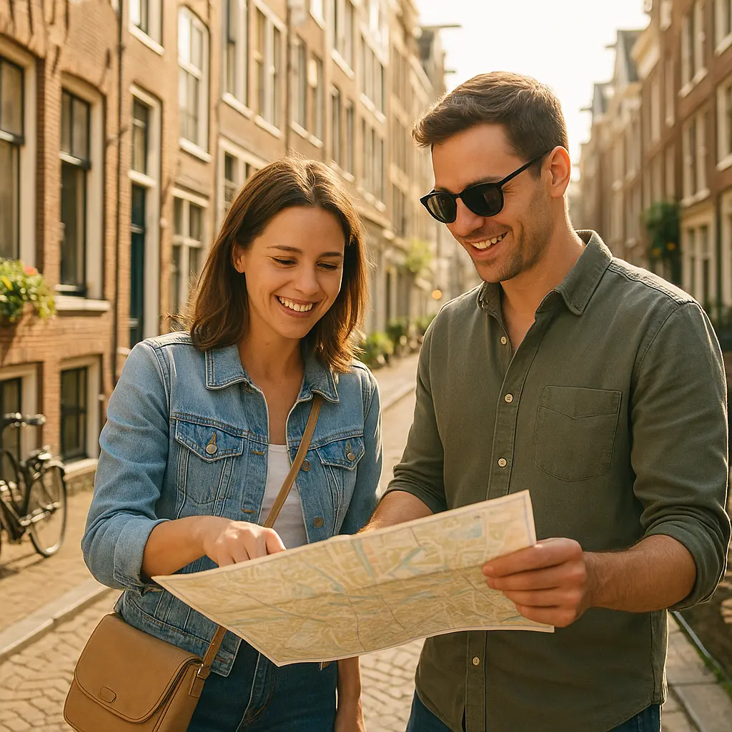 Toeristen in de Jordaan